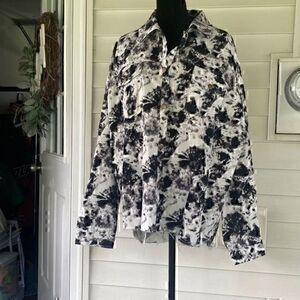 Mud pie cotton shirt jacket      C
